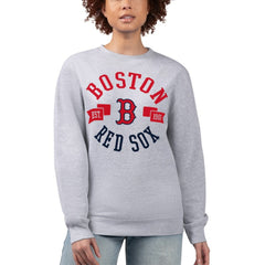 Boston Red Sox G-III 4Her by Carl Banks Women's Team Logo Fleece Pullover Sweatshirt - MLB Pullover