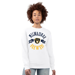 Milwaukee Brewers G-III 4Her by Carl Banks Women's Team Logo Fleece Pullover Sweatshirt - MLB Pullover