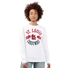 St. Louis Cardinals G-III 4Her by Carl Banks Women's Team Logo Fleece Pullover Sweatshirt - MLB Pullover