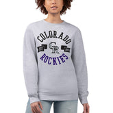 Colorado Rockies G-III 4Her by Carl Banks Women's Team Logo Fleece Pullover Sweatshirt - MLB Pullover