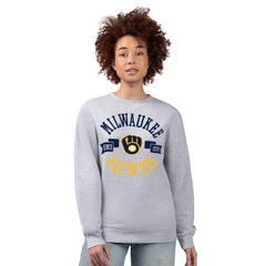 Milwaukee Brewers G-III 4Her by Carl Banks Women's Team Logo Fleece Pullover Sweatshirt - MLB Pullover