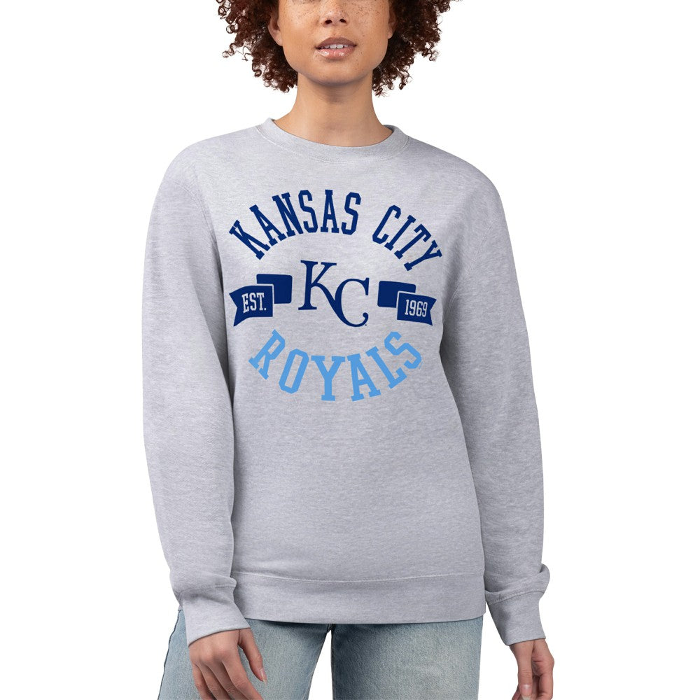 Kansas City Royals G-III 4Her by Carl Banks Women's Team Logo Fleece Pullover Sweatshirt - MLB Pullover