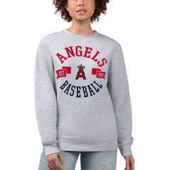 Los Angeles Angels G-III 4Her by Carl Banks Women's Team Logo Fleece Pullover Sweatshirt - MLB Pullover
