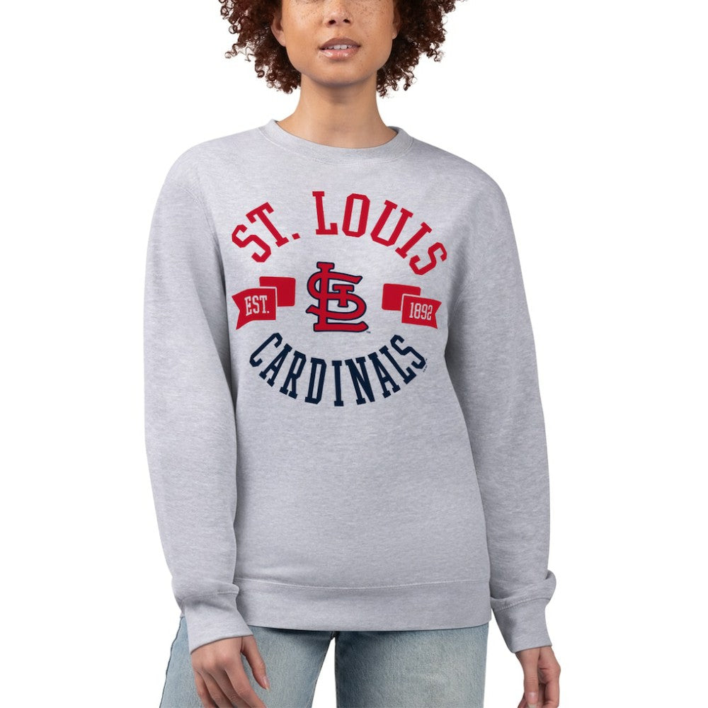 St. Louis Cardinals G-III 4Her by Carl Banks Women's Team Logo Fleece Pullover Sweatshirt - MLB Pullover