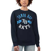 Tampa Bay Rays G-III 4Her by Carl Banks Women's Team Logo Fleece Pullover Sweatshirt - MLB Pullover