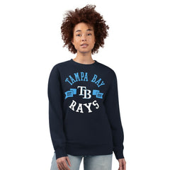 Tampa Bay Rays G-III 4Her by Carl Banks Women's Team Logo Fleece Pullover Sweatshirt - MLB Pullover