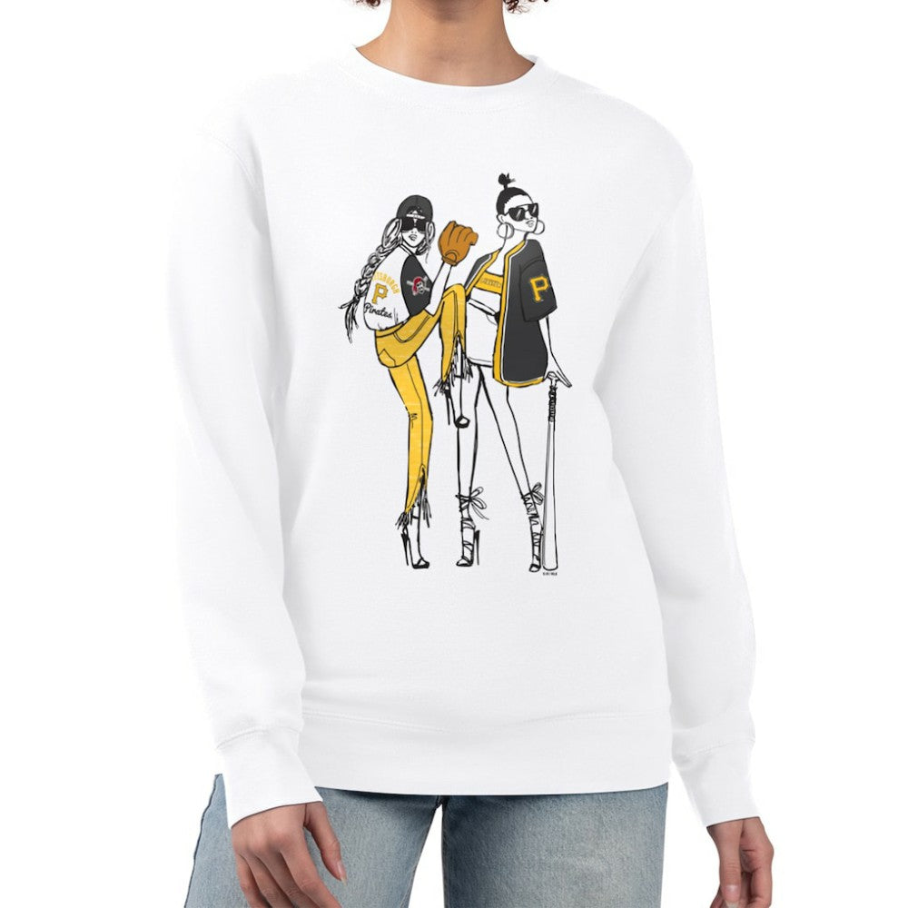 Pittsburgh Pirates G-III 4Her by Carl Banks Women's Baseball Girls Fleece Pullover Sweatshirt - MLB Pullover