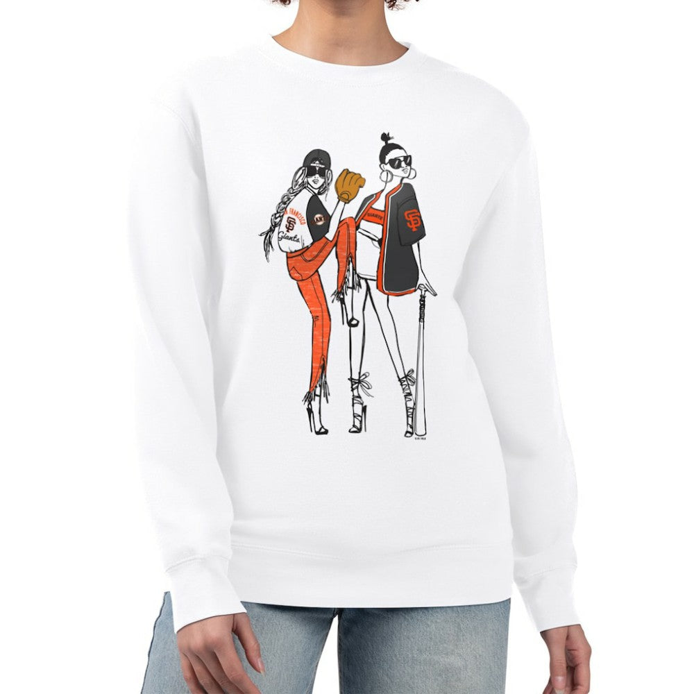 San Francisco Giants G-III 4Her by Carl Banks Women's Baseball Girls Fleece Pullover Sweatshirt - MLB Pullover