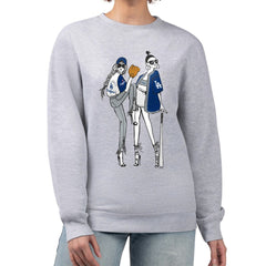 Los Angeles Dodgers G-III 4Her by Carl Banks Women's Baseball Girls Fleece Pullover Sweatshirt - MLB Pullover