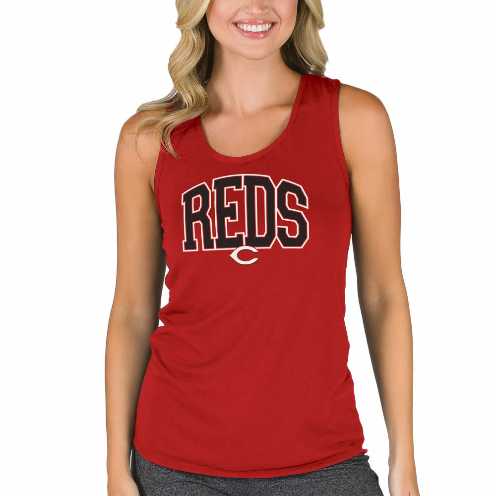 Cincinnati Reds Concepts Sport Women's Marathon Racerback Tank Top - MLB Tanks