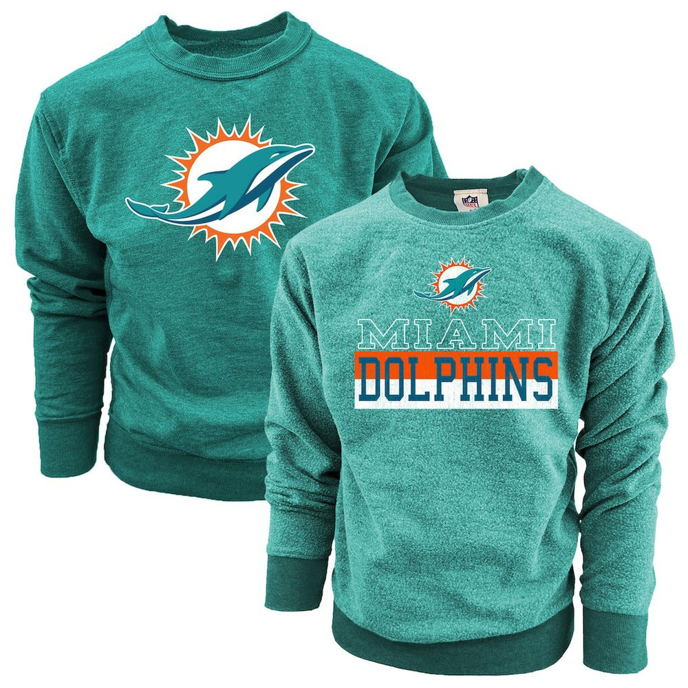 Miami Dolphins Wes & Willy Youth Reversible Fleece Pullover Sweatshirt | NFL Near me