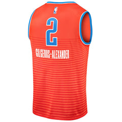 Orange Shai Gilgeous-Alexander Oklahoma City Thunder Fast Break Player Jersey | NBA