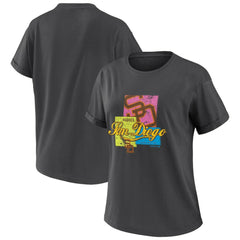 San Diego Padres WEAR by Erin Andrews Women's Domestic Box Color Boyfriend T-Shirt - MLB T-shirts