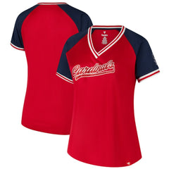 St. Louis Cardinals Profile Women's Plus Size Crossover V-Neck T-Shirt - MLB T-shirts
