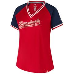St. Louis Cardinals Profile Women's Plus Size Crossover V-Neck T-Shirt - MLB T-shirts