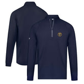 Navy Denver Nuggets Levelwear Theory Insignia Core Quarter-Zip Pullover Top sale | NBA