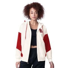 St. Louis Cardinals Starter Women's Scrimmage Full-Zip Hoodie - MLB Hoodies