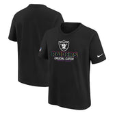 Las Vegas Raiders Youth 2024 NFL Crucial Catch T-Shirt | NFL Outlet