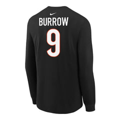 Cincinnati Bengals Joe Burrow Youth Player Name & Number Long Sleeve T-Shirt | NFL On sale