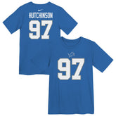 Detroit Lions Aidan Hutchinson Preschool Player Name & Number T-Shirt | NFL Hot