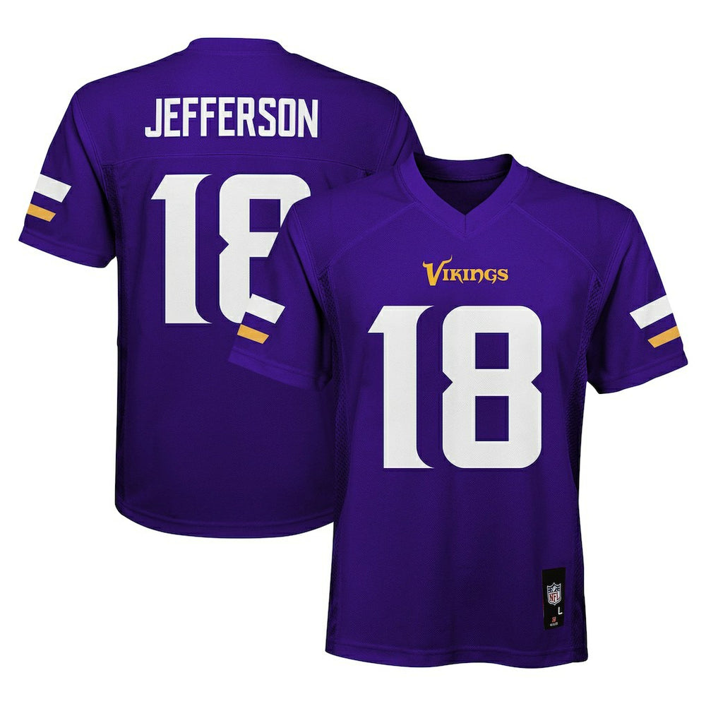 Minnesota Vikings Justin Jefferson Preschool Replica Player Jersey | NFL Discount