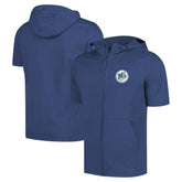 Seattle Mariners Levelwear Recruit Short Sleeve Full-Zip Hoodie - MLB Hoodies