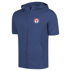 Texas Rangers Levelwear Recruit Short Sleeve Full-Zip Hoodie - MLB Hoodies