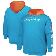 Miami Dolphins Big & Tall Patched Out Pullover Hoodie | NFL Hot