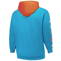 Miami Dolphins Big & Tall Patched Out Pullover Hoodie | NFL Hot