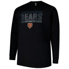Chicago Bears Profile Big & Tall Pop Long Sleeve T-Shirt | NFL Outlet