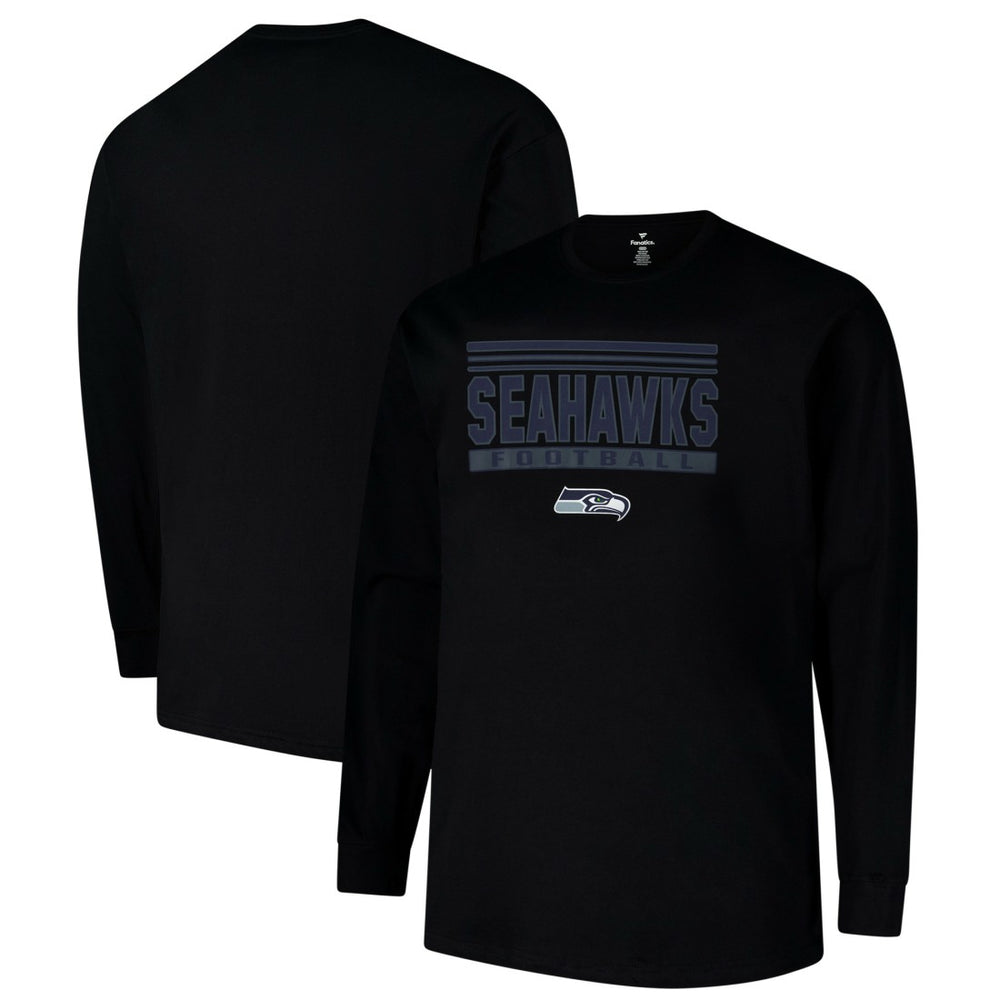 Seattle Seahawks Profile Big & Tall Pop Long Sleeve T-Shirt | NFL Hot