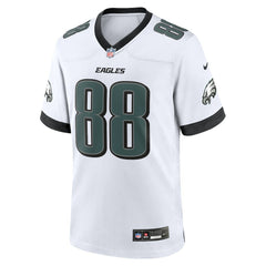 Philadelphia Eagles Dallas Goedert White Game Jersey | NFL Hot
