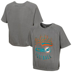 Miami Dolphins Women's Mineral Wash Short Sleeve Top | NFL Hot