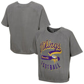 Minnesota Vikings Women's Mineral Wash Short Sleeve Top | NFL Hot