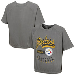 Pittsburgh Steelers Women's Mineral Wash Short Sleeve Top | NFL New