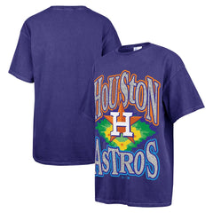 Houston Astros '47 Women's Flashing Lights Boyfriend T-Shirt - MLB T-shirts