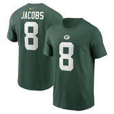 Green Bay Packers Josh Jacobs Player Name & Number T-Shirt | NFL Online