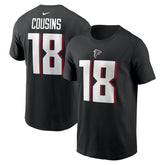 Atlanta Falcons Kirk Cousins Player Name & Number T-Shirt | NFL On sale