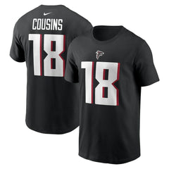 Atlanta Falcons Kirk Cousins Player Name & Number T-Shirt | NFL On sale
