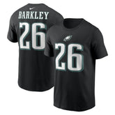 Philadelphia Eagles Saquon Barkley Player Name & Number T-Shirt | NFL On sale