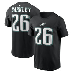 Philadelphia Eagles Saquon Barkley Player Name & Number T-Shirt | NFL On sale