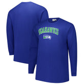 Seattle Seahawks Big & Tall Throwback Thermal Long Sleeve T-Shirt | NFL Outlet