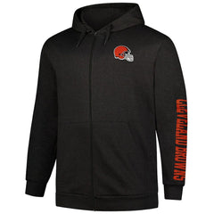 Cleveland Browns Big & Tall Sleeve Hit Full-Zip Hoodie | NFL US