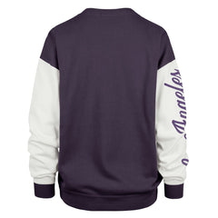 Purple Los Angeles Lakers '47 Women's Plus Size Oversized Rise Andie Pullover Sweatshirt | NBA