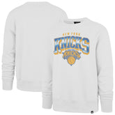 Cream New York Knicks '47 Big & Tall Spotlight Headline Pullover Sweatshirt | NBA