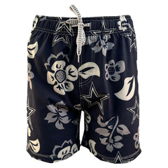 Dallas Cowboys Wes & Willy Youth Floral Volley Swim Trunks | NFL Hot
