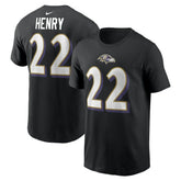 Baltimore Ravens Derrick Henry Player Name & Number T-Shirt | NFL New