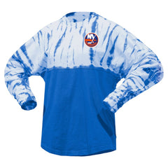 New York Islanders Spirit Jersey Unisex Crystal Half Dye Long Sleeve T-Shirt - NHL T-shirts