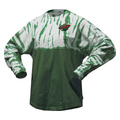 Minnesota Wild Spirit Jersey Unisex Crystal Half Dye Long Sleeve T-Shirt - NHL T-shirts