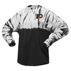 Philadelphia Flyers Spirit Jersey Unisex Crystal Half Dye Long Sleeve T-Shirt - NHL T-shirts